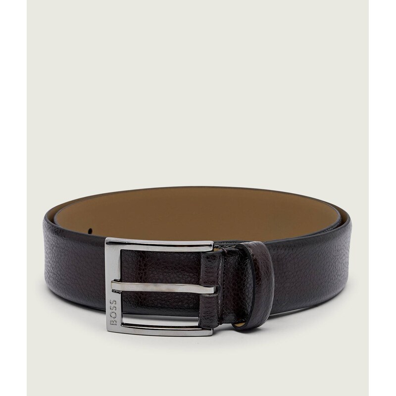 BOSS BLACK Kůžoný opasek Elloy-Gr_Sz35