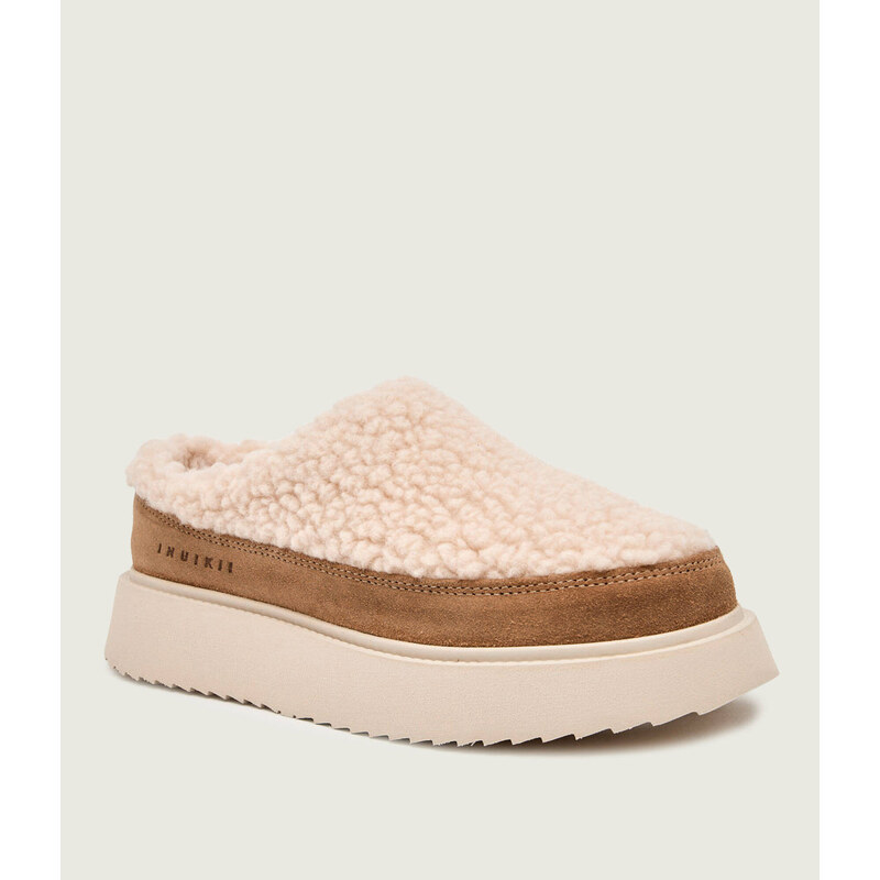 INUIKII Sněhule CURLY MICRO | shearling s přídavkem kůže 108489835