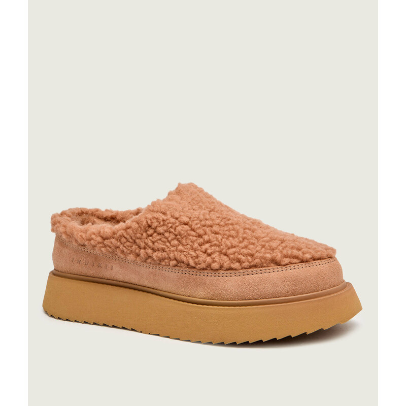 INUIKII Pantofle typu mules CURLY MICRO | shearling | vlna 108489836