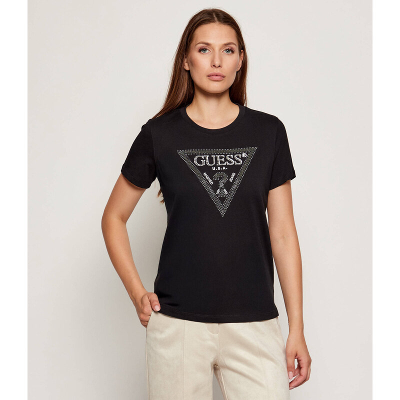 GUESS Tričko KRYSTAL | regular fit