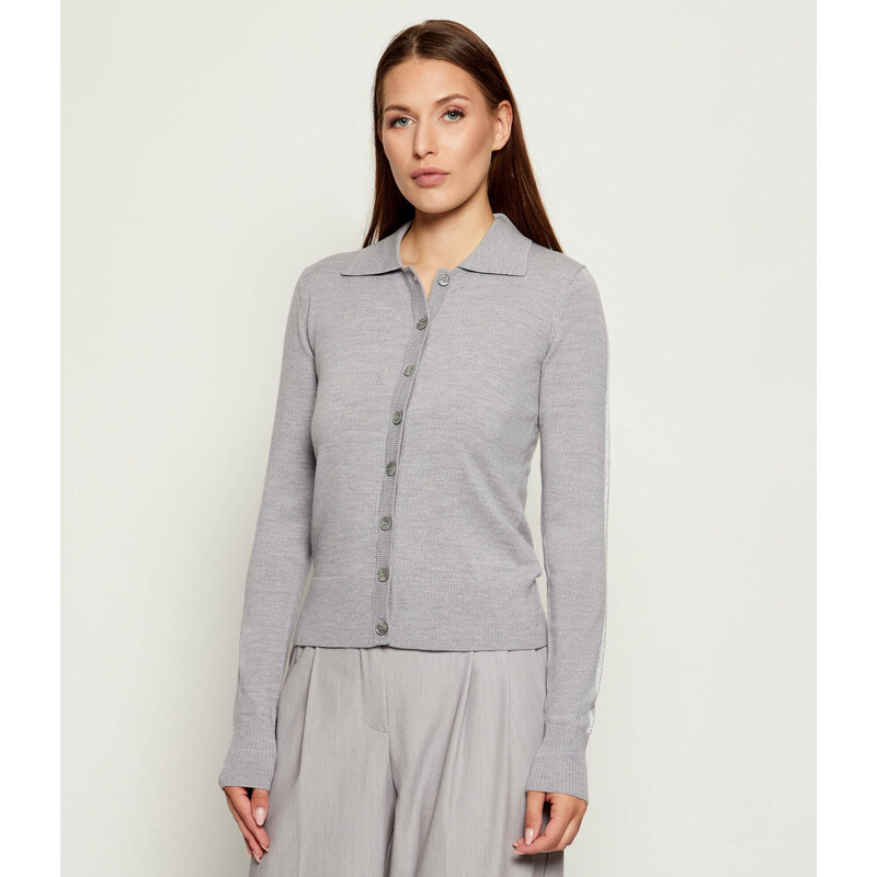 Patrizia Pepe Vlněný kardigan | Slim Fit