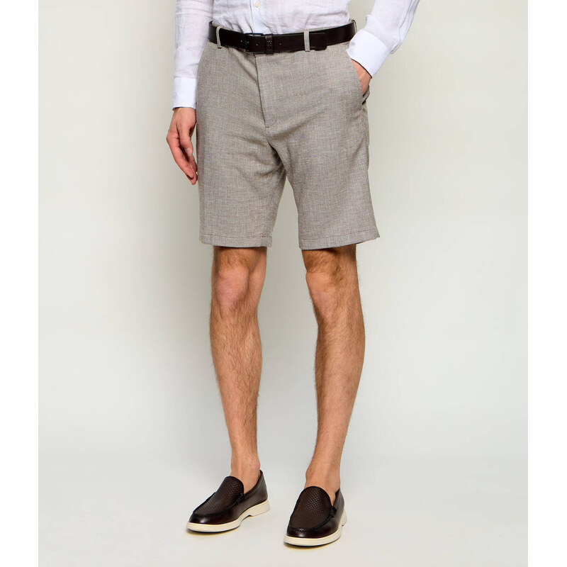 Joop! Šortky chino Capri-W | Slim Fit přidáním lnu