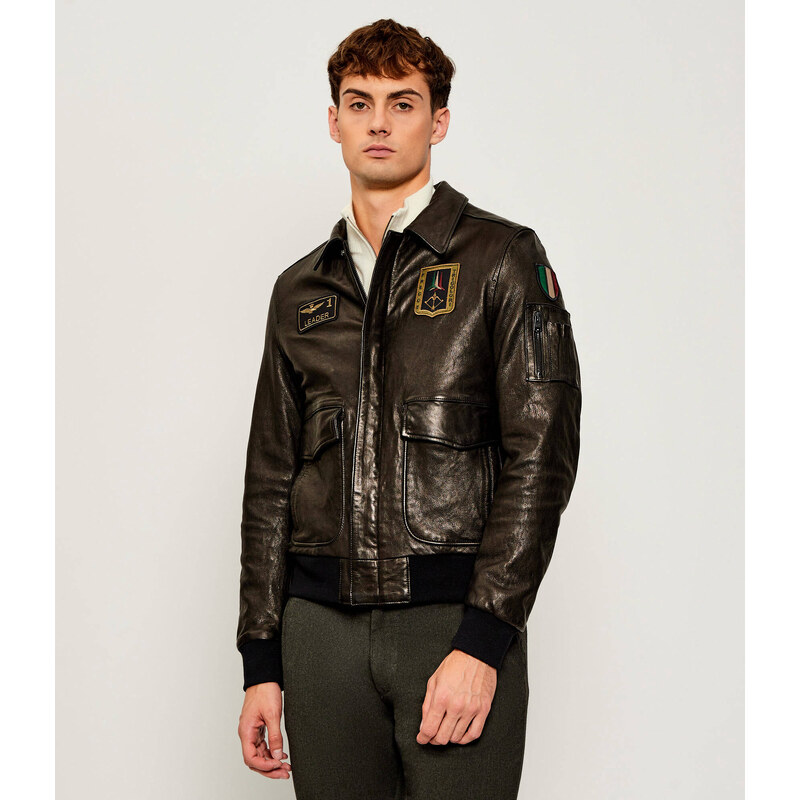 Aeronautica Militare Kožená bunda | regular fit 108417683