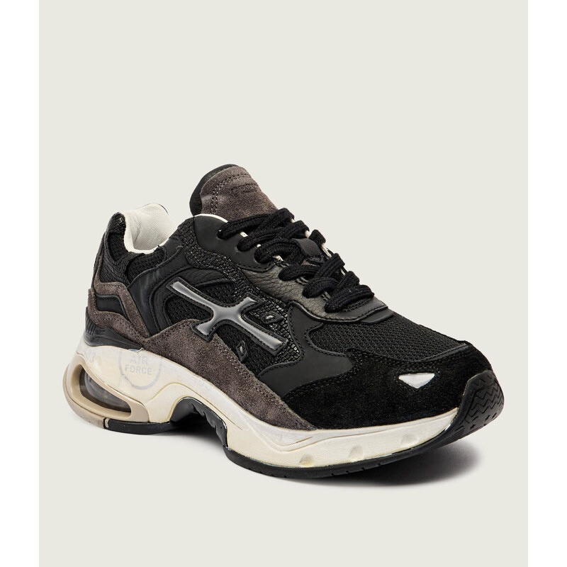 Premiata Kožené tenisky SHARKYD | semiš 108410786