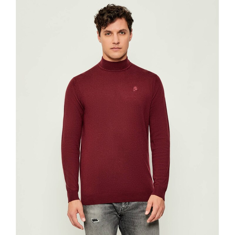 Karl Lagerfeld Vlněný polorolák | regular fit