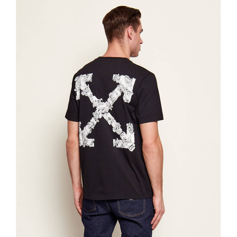 OFF-WHITE Tričko HERALDIC TRESHOLD ARROWS | Slim Fit