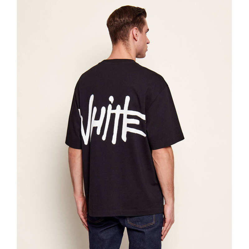 OFF-WHITE Tričko SHARED SPRAY LOGO | Relaxed fit