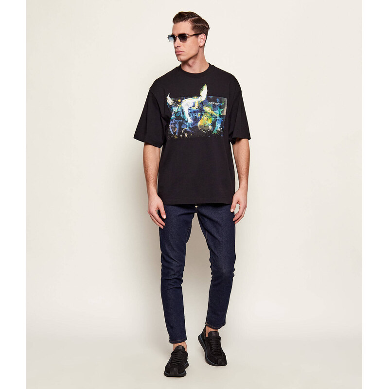 OFF-WHITE Tričko REVE CARAVAGGIO | Relaxed fit