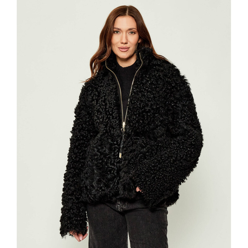 INUIKII Kožený oboustranný kožich | regular fit | shearling 108321534