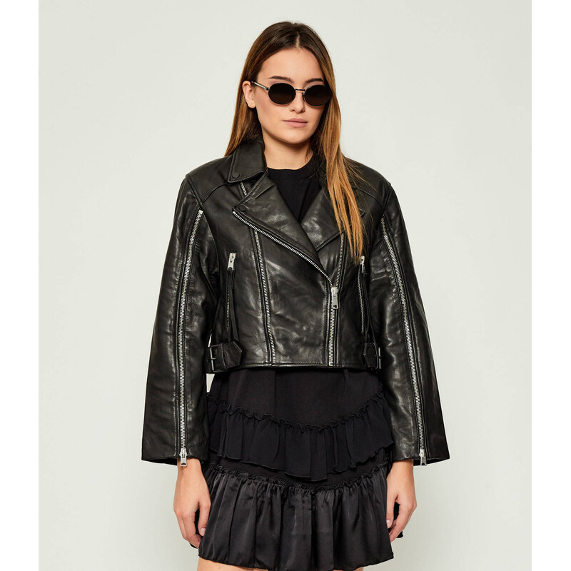 AllSaints Kožený křivák MASONE | Relaxed fit 108272113