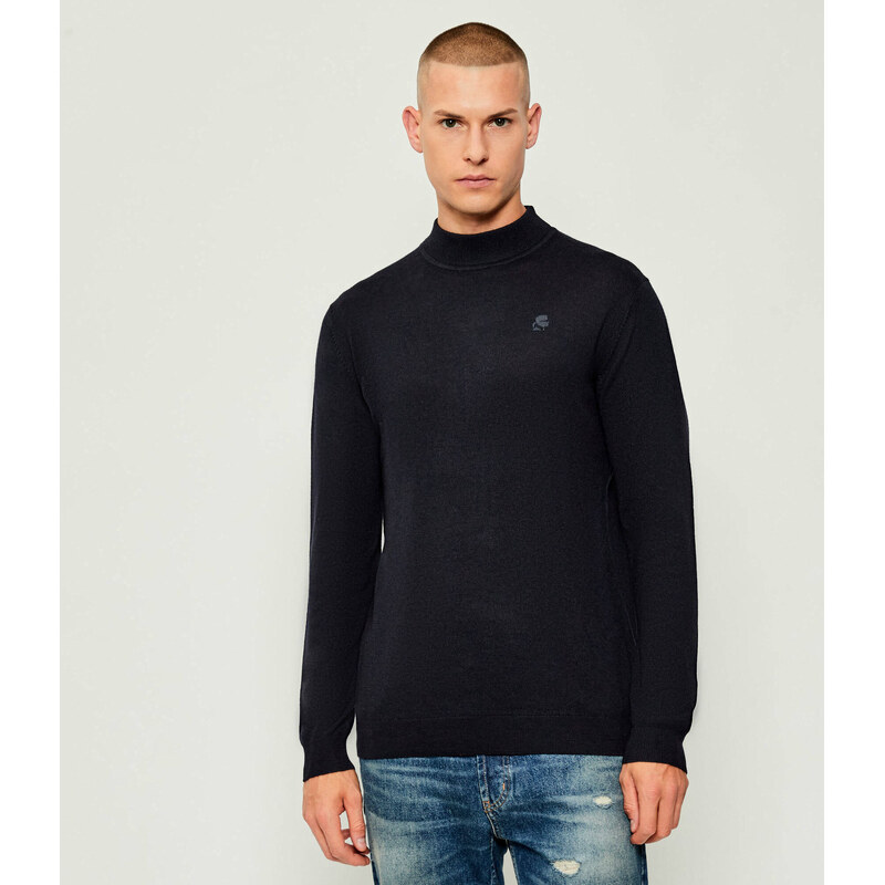 Karl Lagerfeld Vlněný polorolák | regular fit