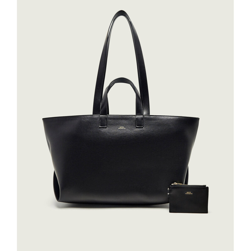 A.P.C. Kožená kabelka shopper + váček Le Drummer 115036152