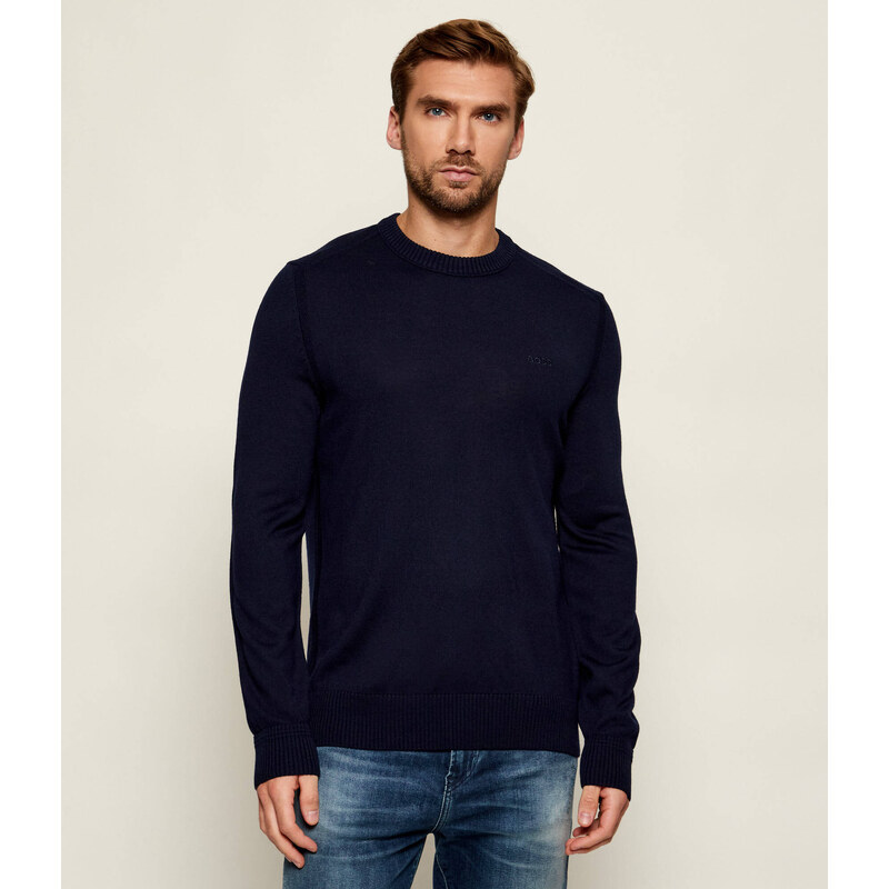 BOSS ORANGE Vlněný svetr Avac_C | Regular Fit