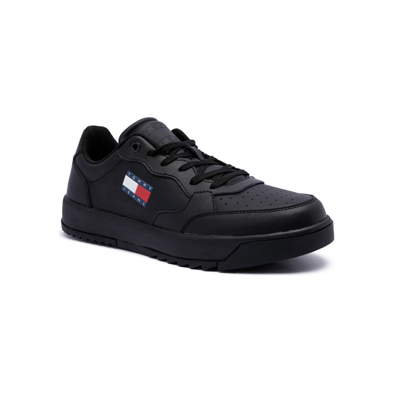 Tommy Jeans Kožené tenisky RETRO