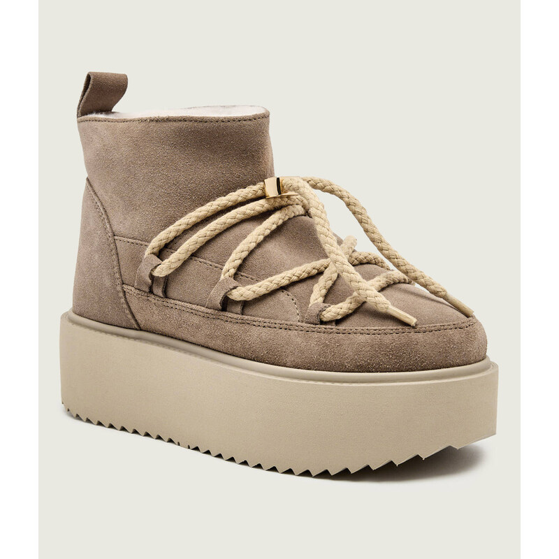 INUIKII Sněhule CLASSIC LOW PLATFORM | semiš 99773927