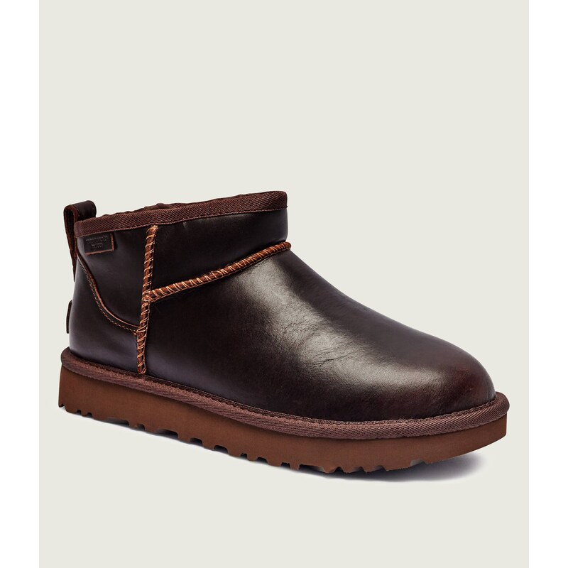 UGG Sněhule Classic Ultra Mini | kůže | vlna