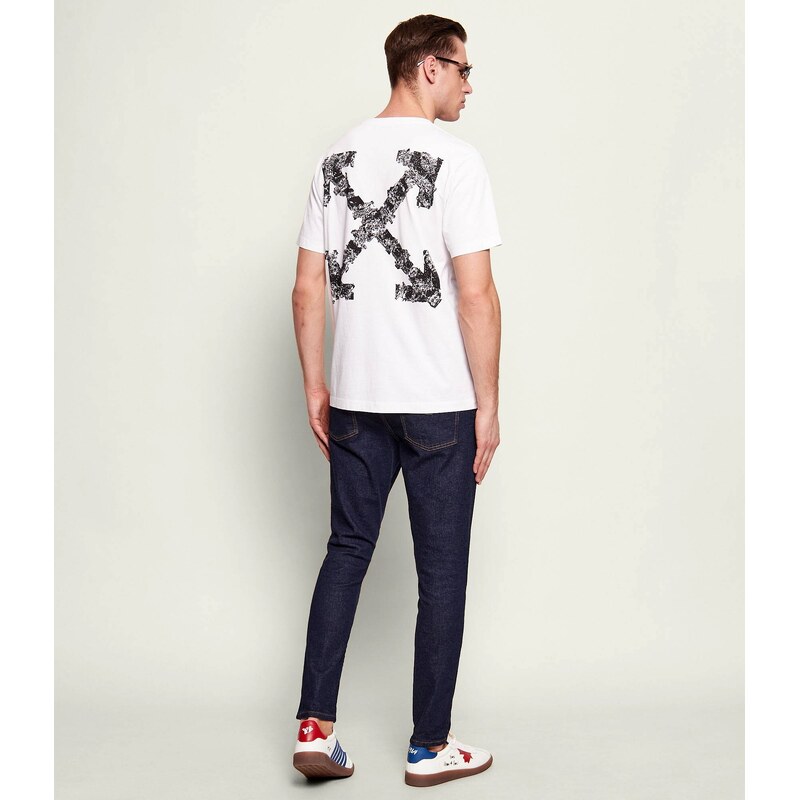 OFF-WHITE Tričko HERALDIC TRESHOLD ARROWS | Slim Fit