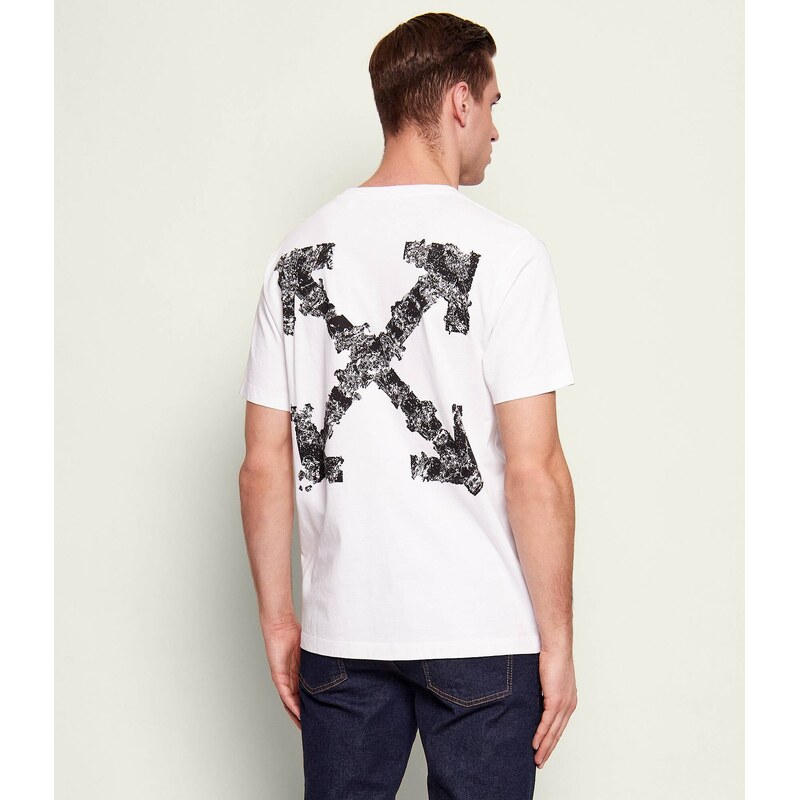 OFF-WHITE Tričko HERALDIC TRESHOLD ARROWS | Slim Fit