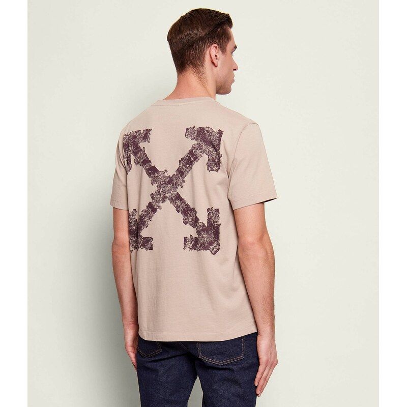 OFF-WHITE Tričko HERALDIC TRESHOLD ARROWS | Slim Fit
