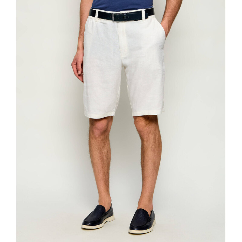 BOSS ORANGE Lněné šortky Chino_DS_3S | Tapered fit