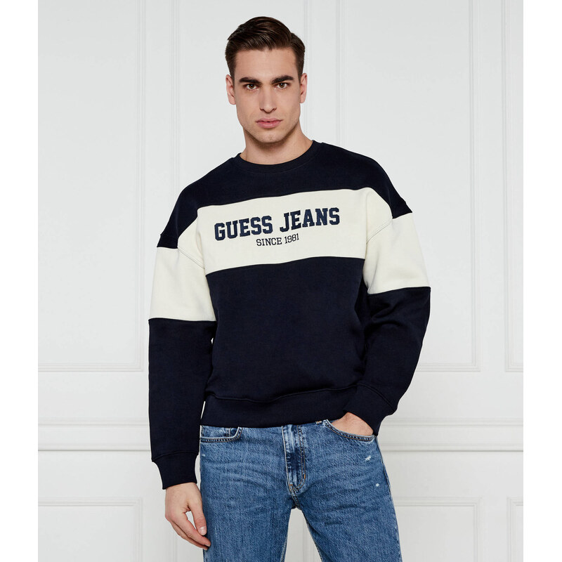 Guess Jeans Mikina HORIZONT | Oversize fit