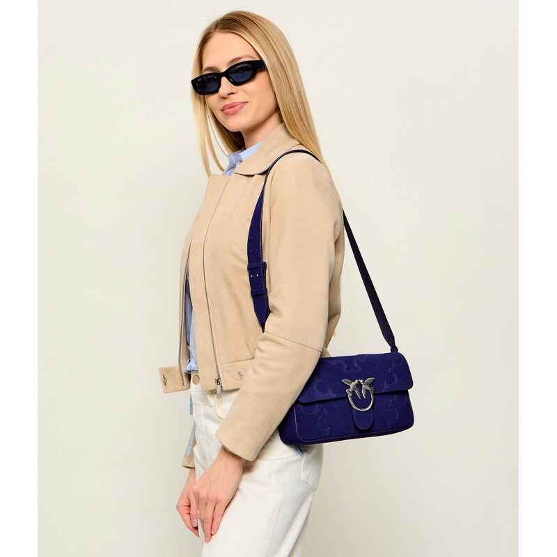 Pinko Kabelka na rameno LOVE ONE SLOUCHY CLASSIC | semiš