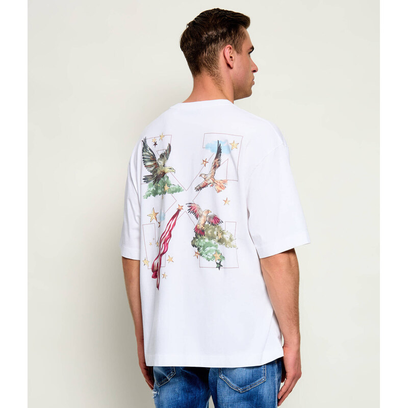 OFF-WHITE Tričko PALACE ARROW SKATE | Relaxed fit