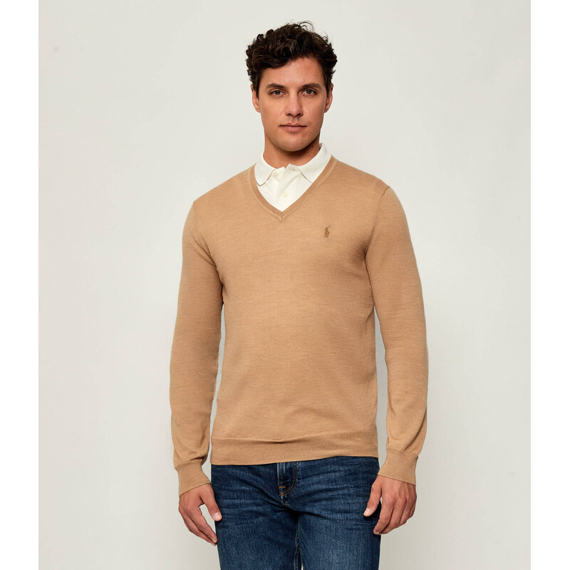 POLO RALPH LAUREN Vlněný svetr | Slim Fit