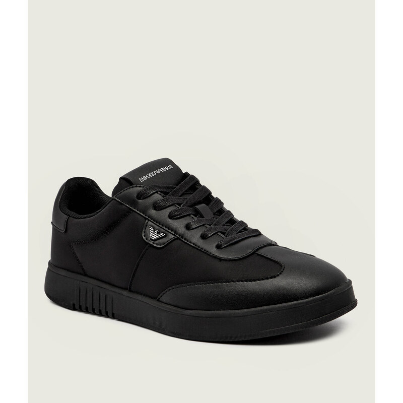 Emporio Armani Tenisky s přídavkem kůže