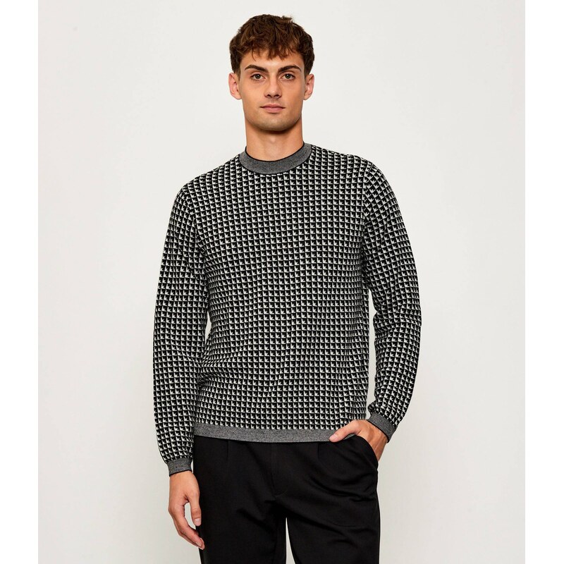 Emporio Armani Vlněný svetr | regular fit