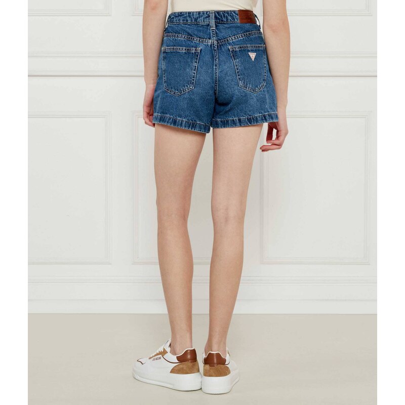 Guess Jeans Džínové šortky | Regular Fit přidáním lnu