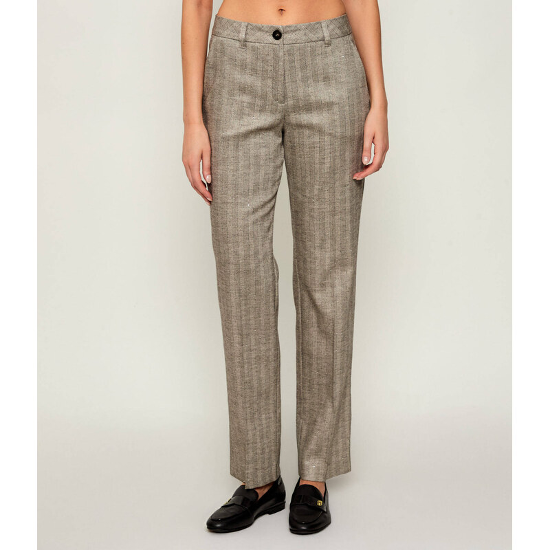 Marc Cain Cigaretové kalhoty | regular fit | s příměsí vlny 108141622