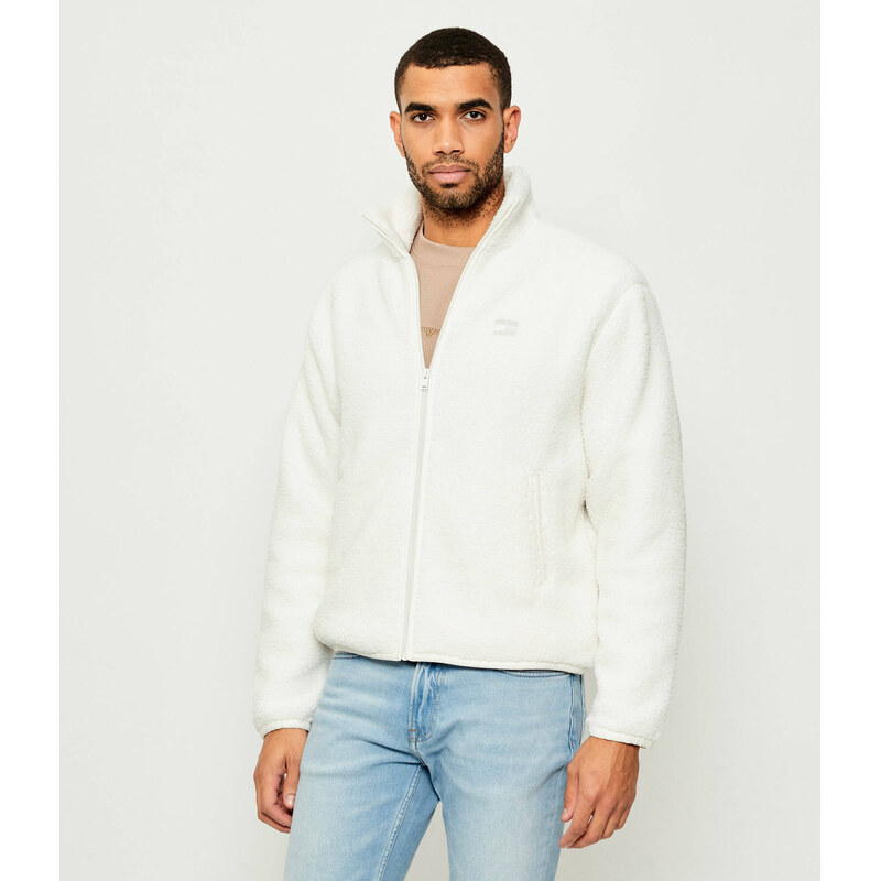 Tommy Jeans Fleecová mikina TEDDY | Relaxed fit | shearling