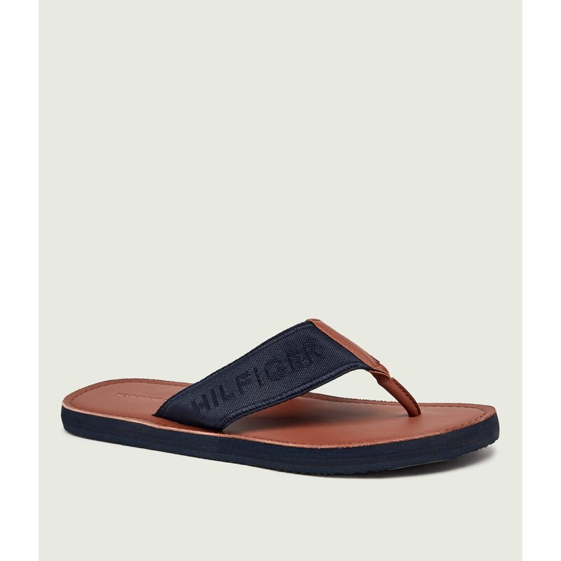 Tommy Hilfiger Žabky s přídavkem kůže