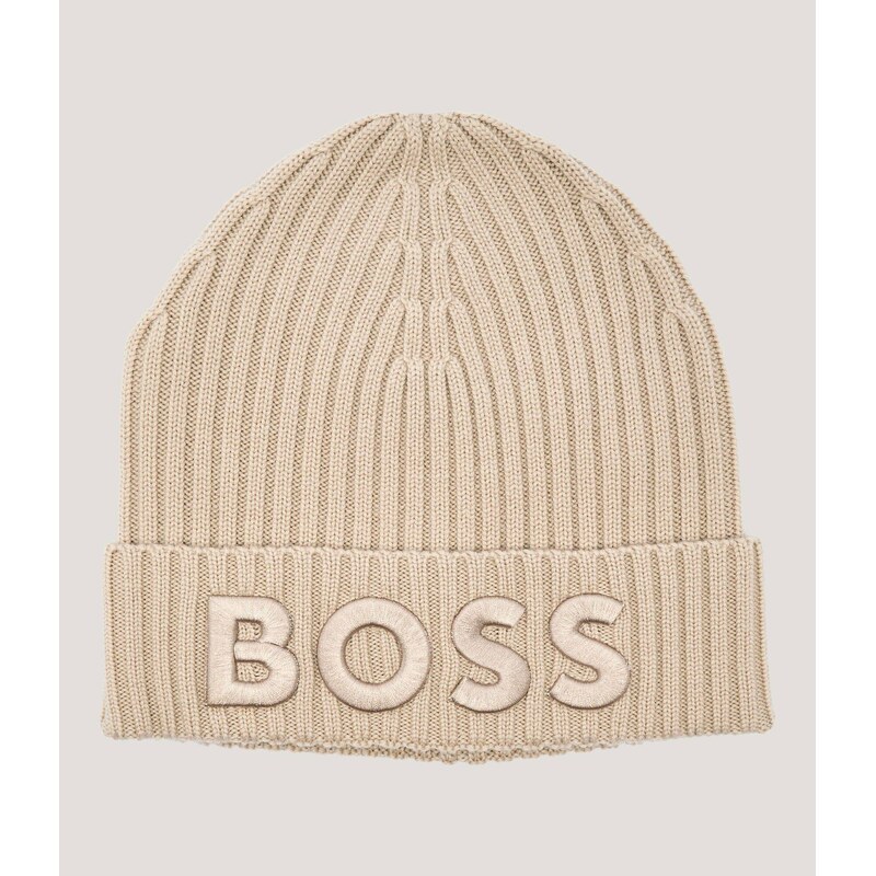 BOSS BLACK Vlněná čepice Lara 108117310