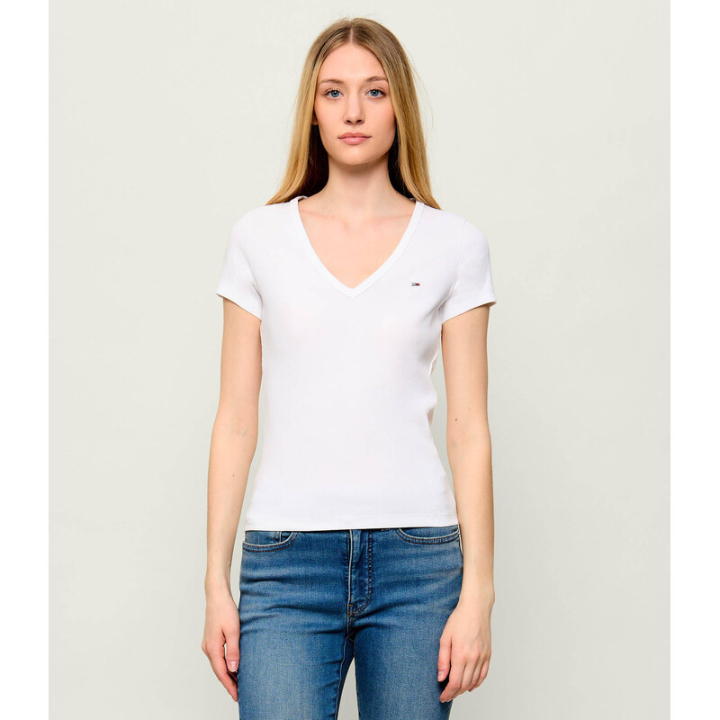 Tommy Jeans Tričko ESSENTIAL | Slim Fit