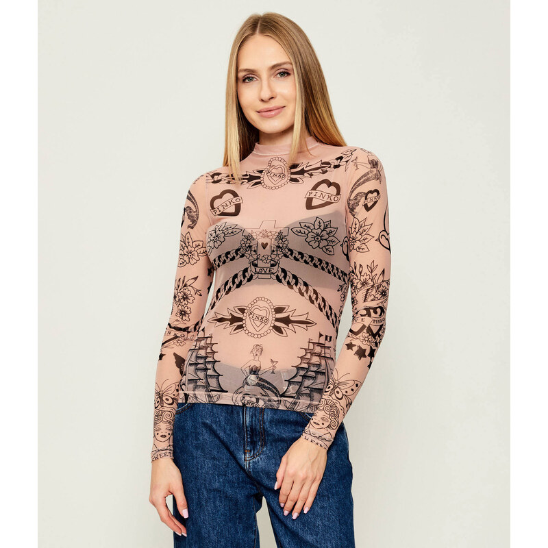 Pinko Polorolák MOSTARDA | Slim Fit