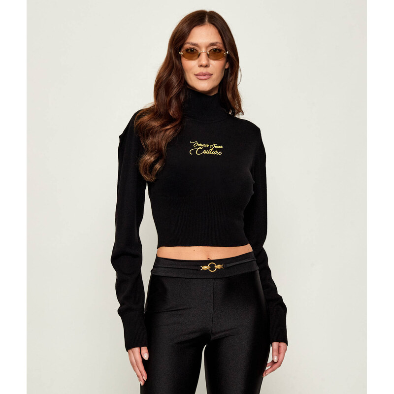 Versace Jeans Couture Rolák | Cropped Fit | s příměsí vlny