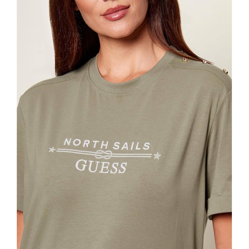 GUESS Tričko Guess x North Sails | regular fit