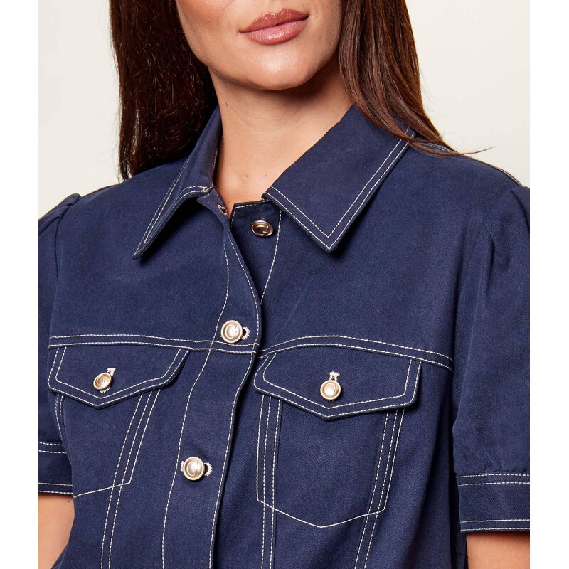 GUESS Džínová košile CORELINE | Cropped Fit