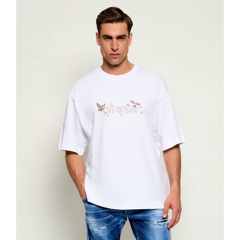 OFF-WHITE Tričko PALACE ARROW SKATE | Relaxed fit