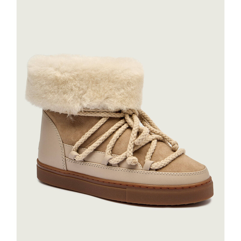 INUIKII Sněhule CLASSIC HIGH | shearling | skóra 108062711