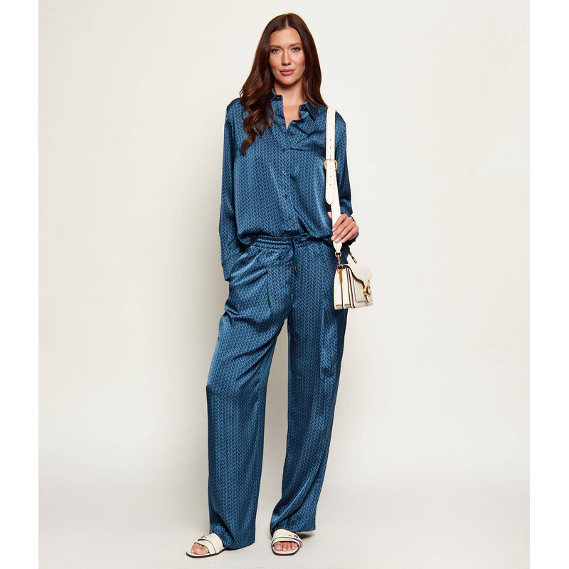 Michael Kors Saténová košile MK2000 | Relaxed fit