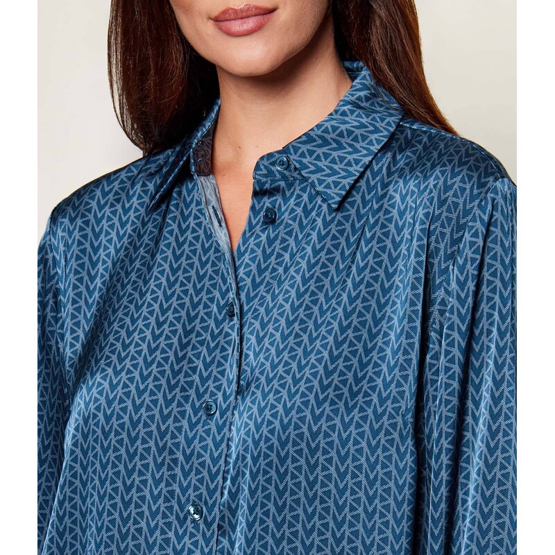 Michael Kors Saténová košile MK2000 | Relaxed fit