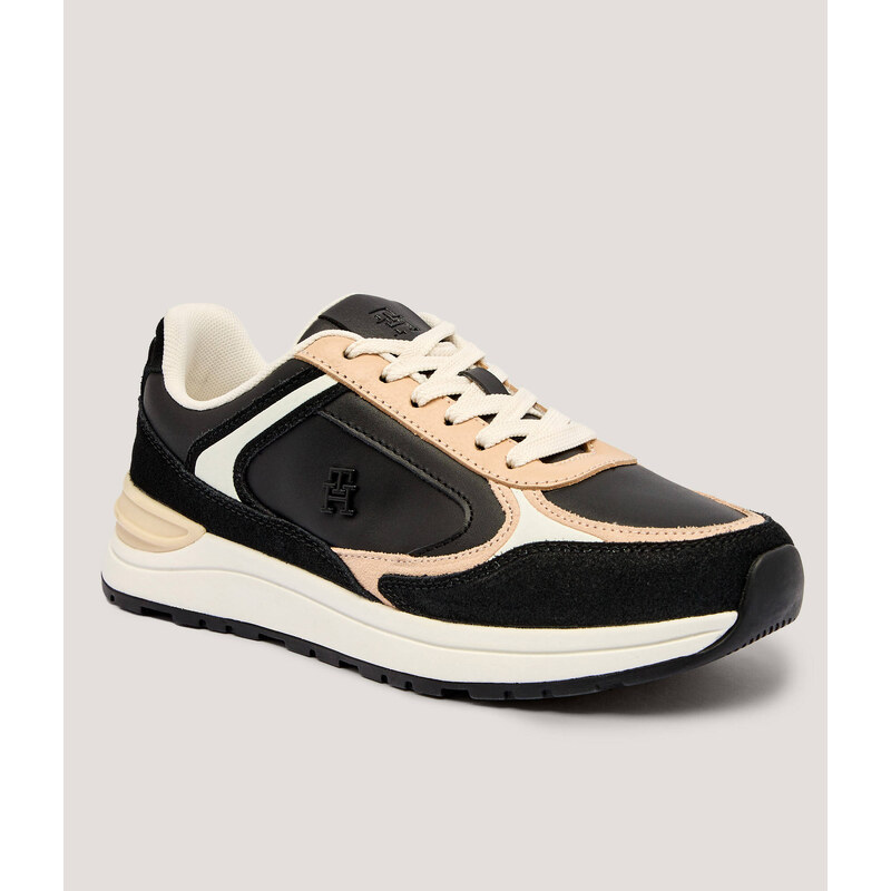 Tommy Hilfiger Kožené tenisky casual FASHION RUNNER