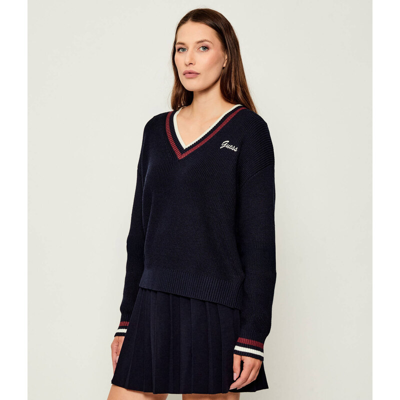 GUESS ACTIVE Svetr SABINA | Relaxed fit | s příměsí vlny