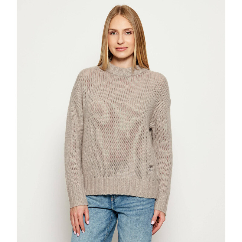 HUGO Vlněný svetr Sloossy | Oversize fit