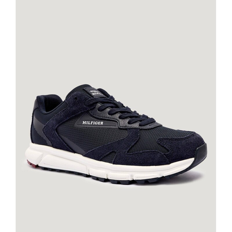 Tommy Hilfiger Tenisky OUTDOOR RUNNER MIX s přídavkem kůže