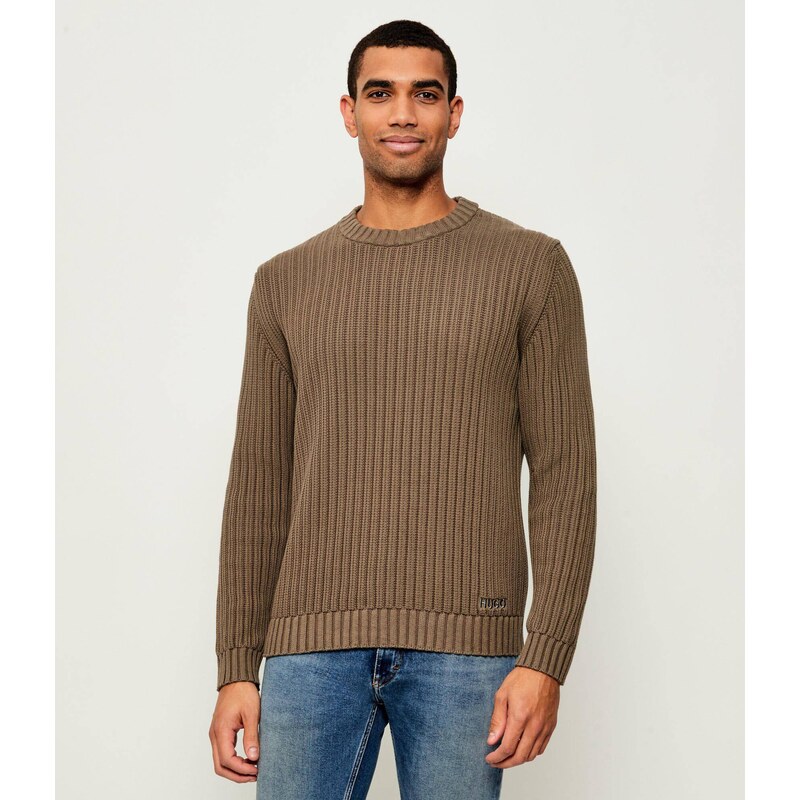 HUGO Svetr Sribben_1 | regular fit
