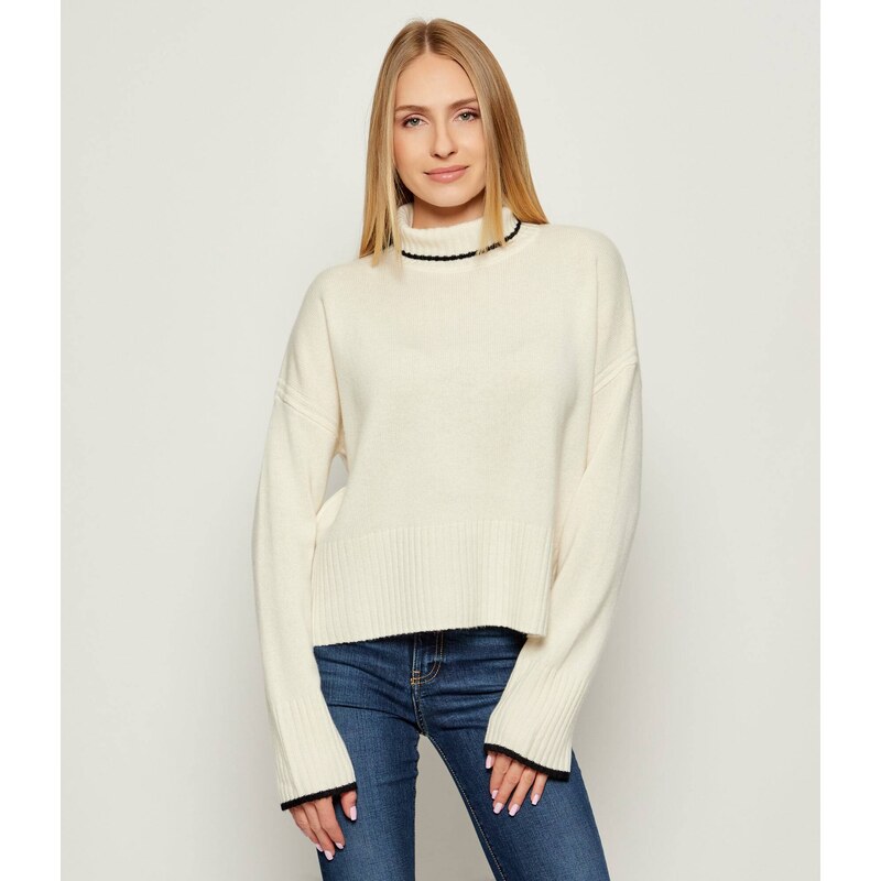 Pinko Vlněný rolák FALKLAND | regular fit | s příměsí kašmíru 107987719